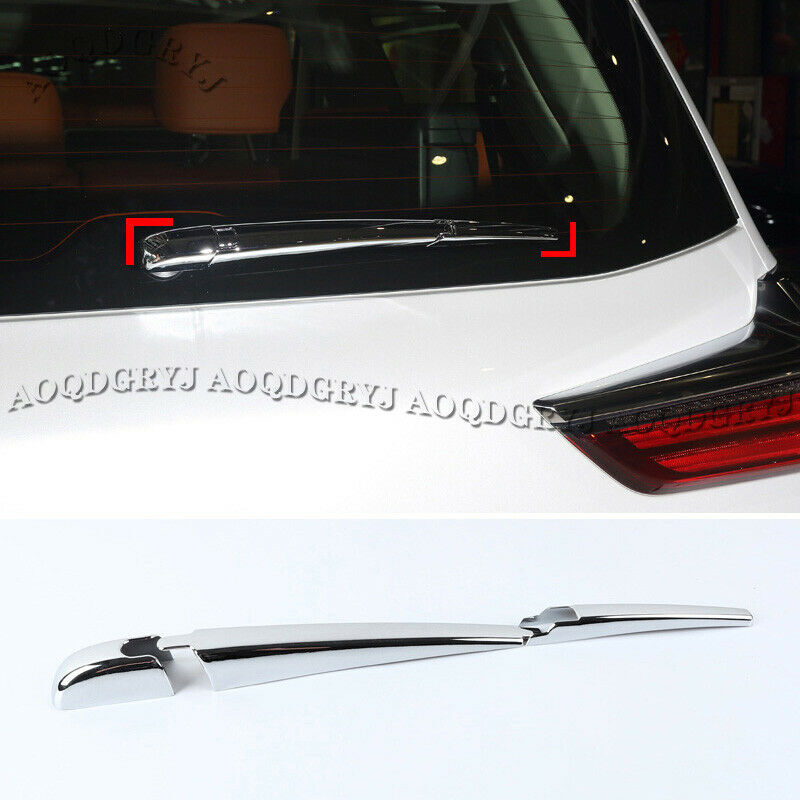 for LEXUS LX570 2016-2021 Chrome Rear Trunk Tailgate Wiper Moulding Trim Cover