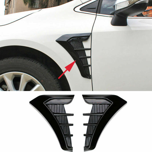 for Toyota for Corolla 2019-2023 Glossy Black Front Fender Side Body Hood Trim Cover