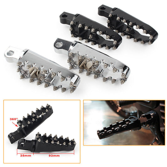 Rear Foot Pegs Footrest For XG500 XG750 Sportster XL883 XL1200R Dyna 1996+
