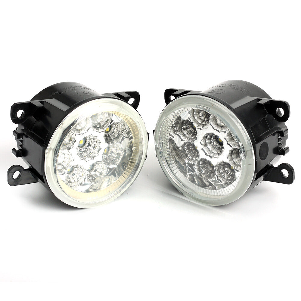 Pair of front fog lights and driving light LED bulbs for Ford right and left accessories