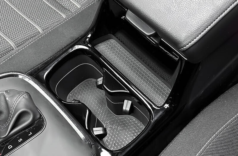 1PCS Black Console Drinking Glass Water Cup Frame Trim for Honda CRV CR-V 23-24