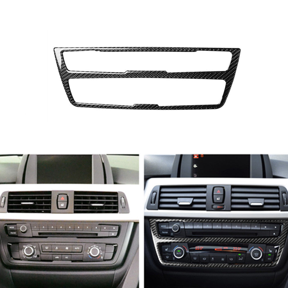 Carbon Fiber Medium CD Panel Bezel for BMW 3 Series F30 2013-2019
