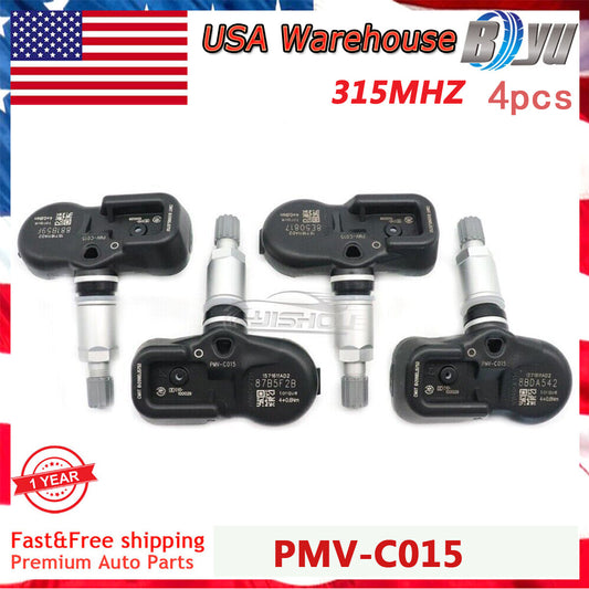 4PCS NEW PMV-C015 42607-06030 Tire Pressure Sensor Monitor TPMS for TOYOTA for CAMRY