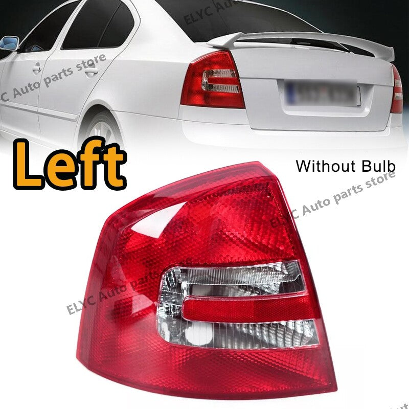 The left-side rear taillight is suitable for the for Skoda Octavia A5 RS Sedan 2005-2008.