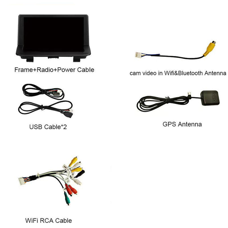 Android Radio Multimedia GPS Navi for Audi Q3 8U 13-18 Autoradio Stereo HeadUnit
