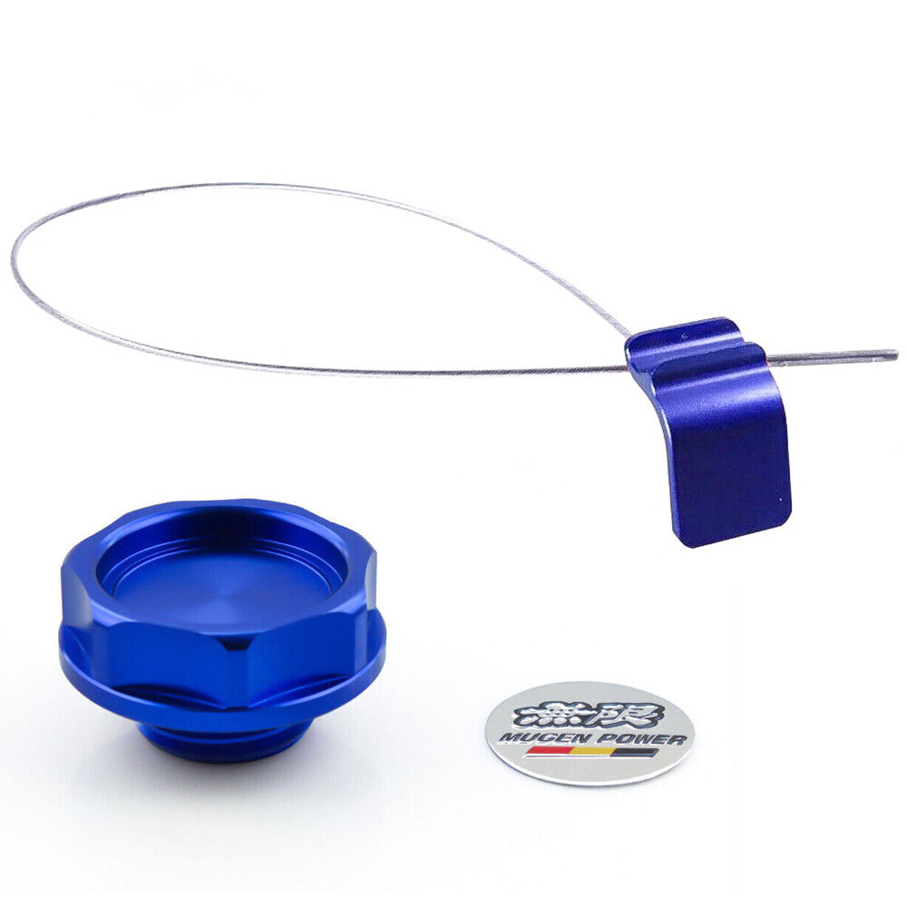 Blue Oil Filler Cap Cover + Oil Dipstick for Honda for Civic K24 K Series for Acura