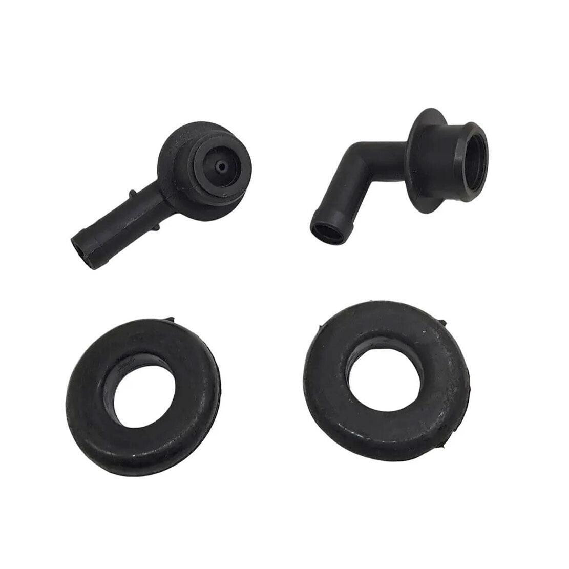 Black PCV Valve  Grommet Set Fit for Jeep Grand Cherokee 4.0L 2000-2004