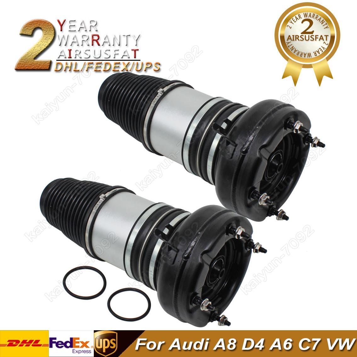 2pcs Front Air Suspension Spring Bag for Audi for A8 D4 A6 C7 for VW 4H0616039