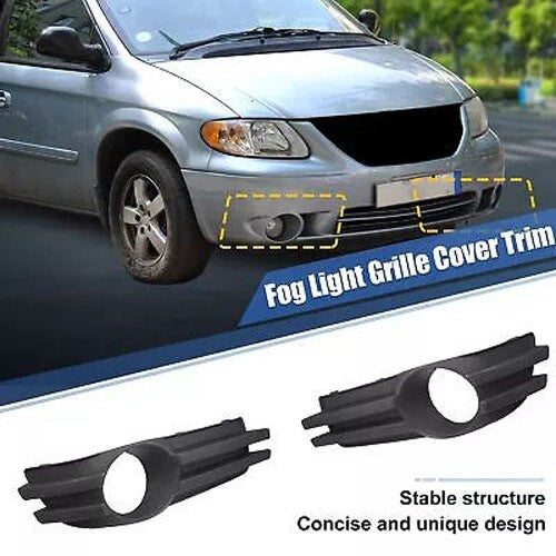 Pair 5113232AA Front Right Fog Light Grille Cover for Dodge Grand Caravan 08-10