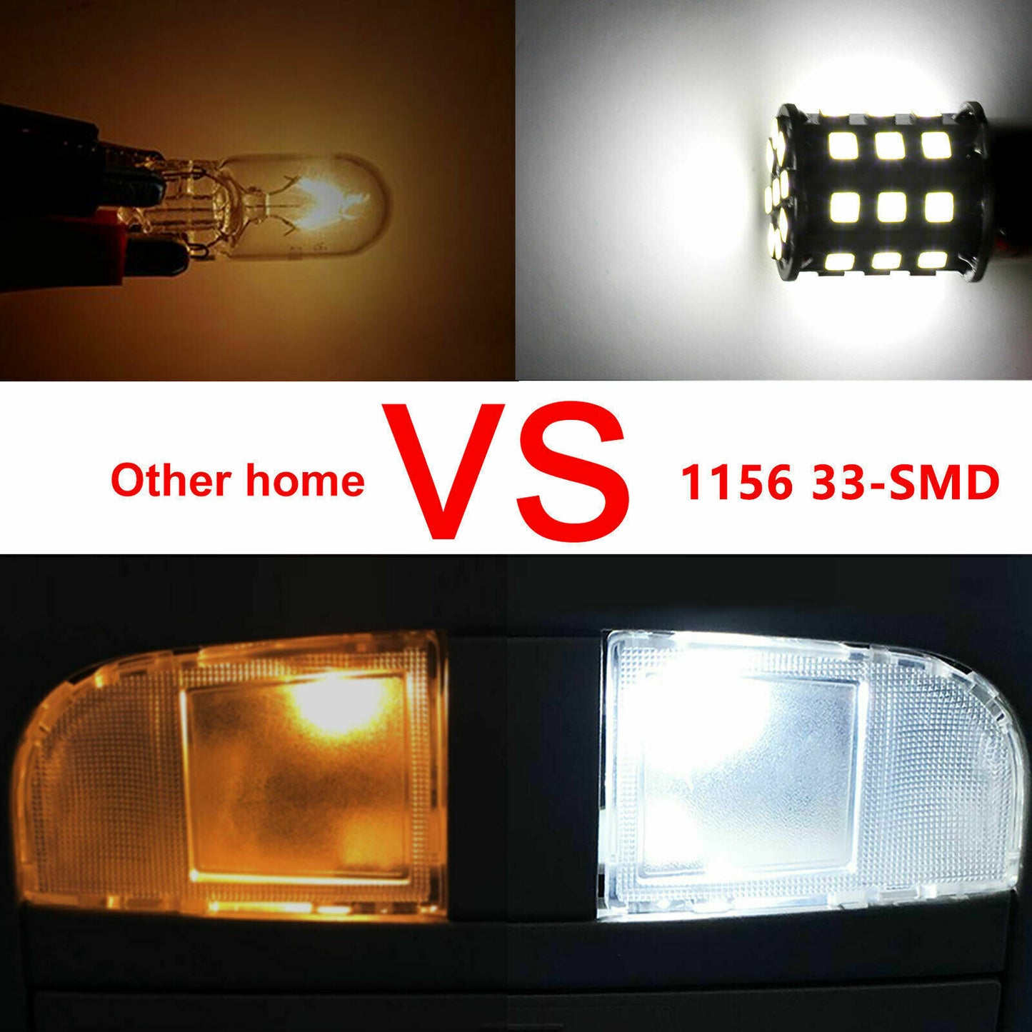 2-10pcs BAY15D 33SMD LED 1157 Car Tail Brake Stop Tail Light Bulb Globe 12V AU