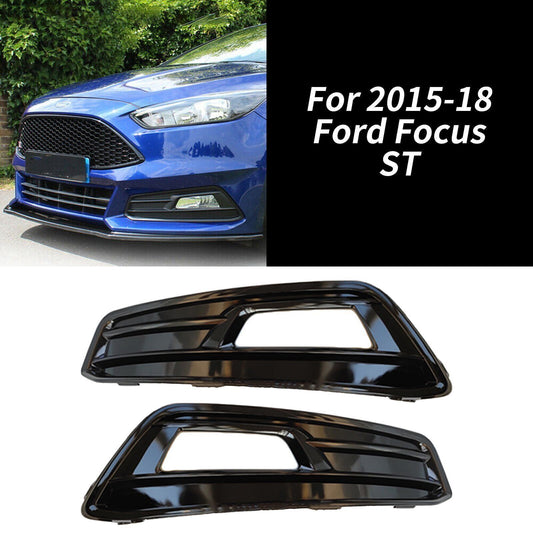 2Pcs Fog Lamp Light Molding Trim Bezel for Ford Focus ST 2015-2018 Left + Right