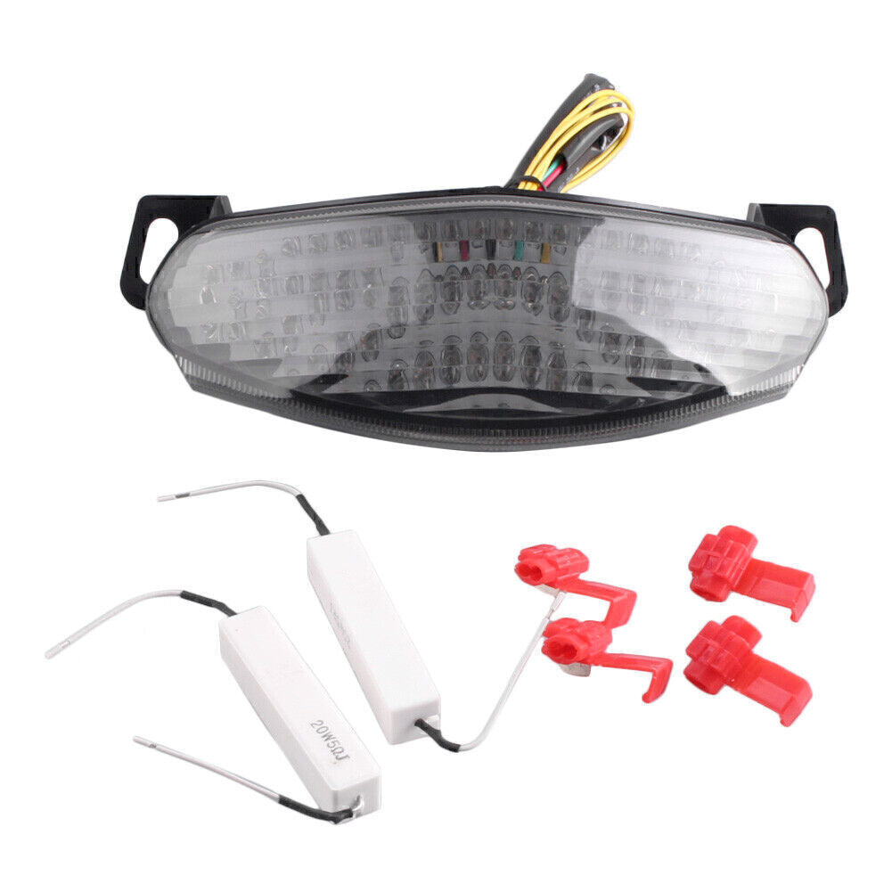 Fit for Kawasaki 2009 2010 2011 ER-6 Clear Motorcycle Turn Signal Tail Light Lamps
