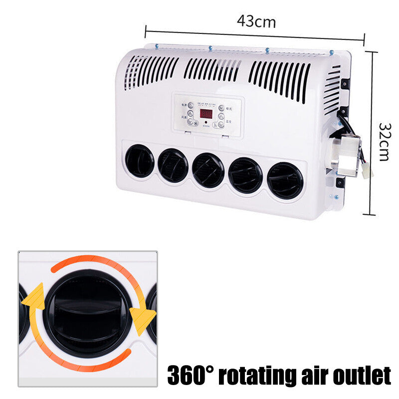 Truck Bus RV Caravan DC 12V Universal A/C Kit Vehicle Split Air Conditioner