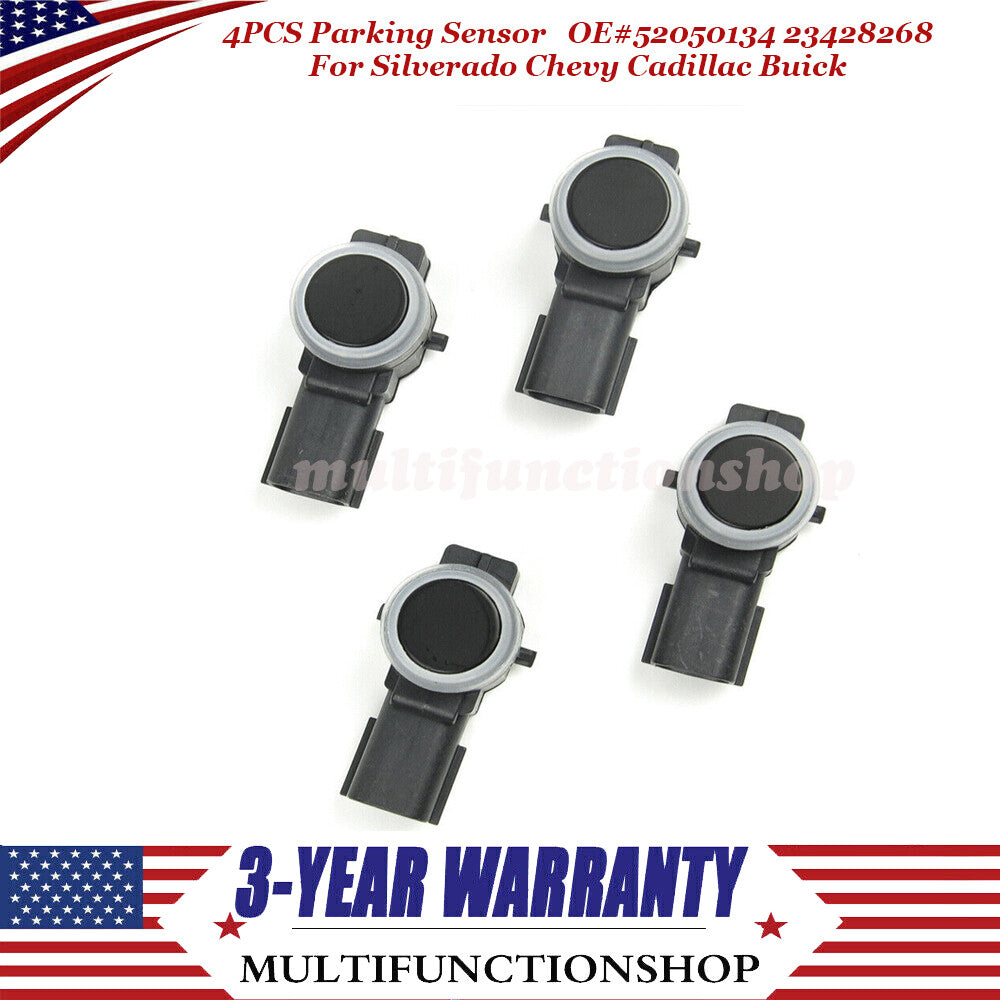 4PCS Parking Sensor 14-18 For Silverado for Chevy for Cadillac for Buick 52050134 23428268