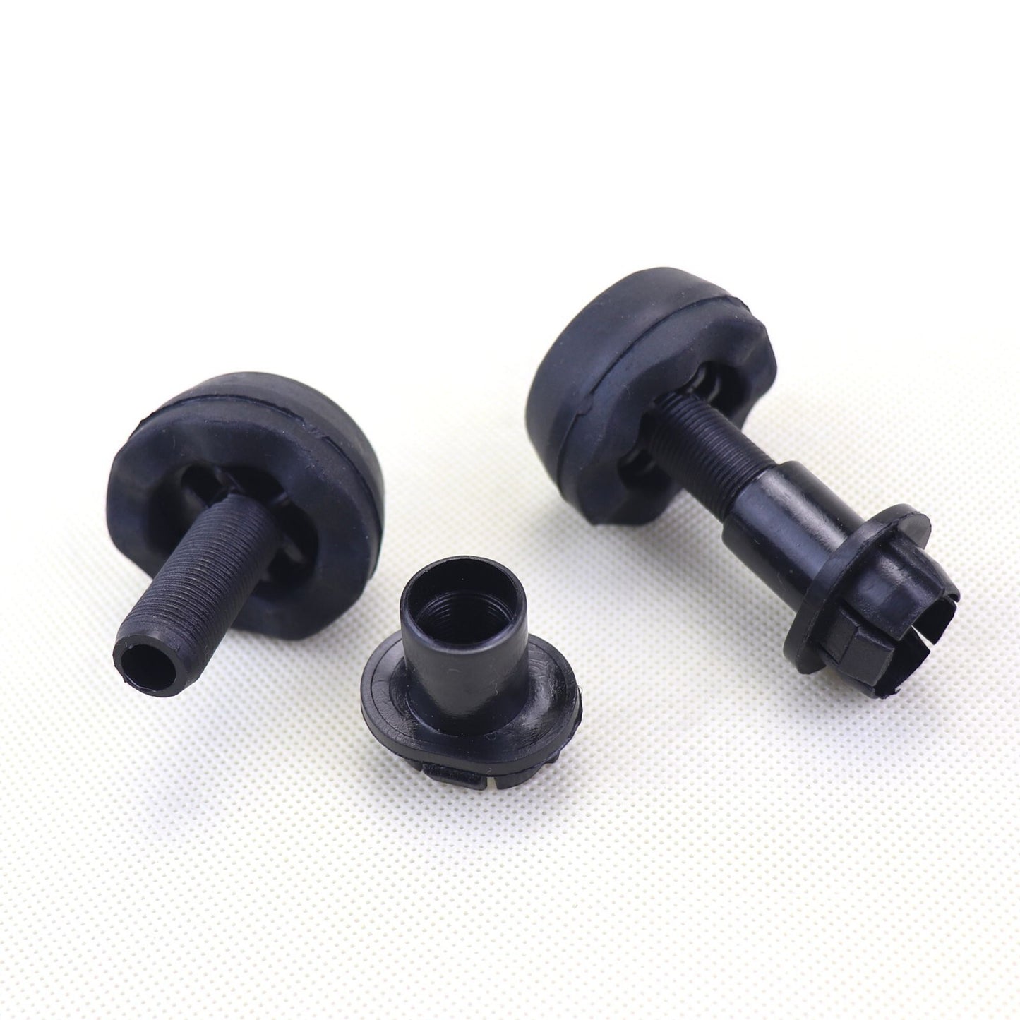 2-Piece Rubber Bumper Pad for Ford Escape Focus Edge Range Hood Stop Pad CV6Z16758A