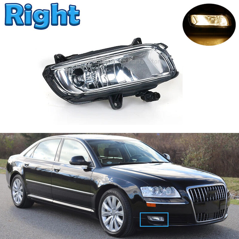 Right For 2008-2010 for Audi for A8 Quattro for A8 D3 Front Bumper Halogen Fog Light Lamp