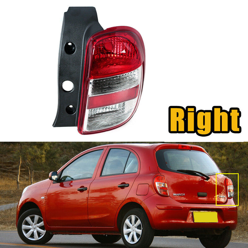 Applicable to for Nissan 2010 - March 2017 taillight and brake light housings without bulbs (right side)