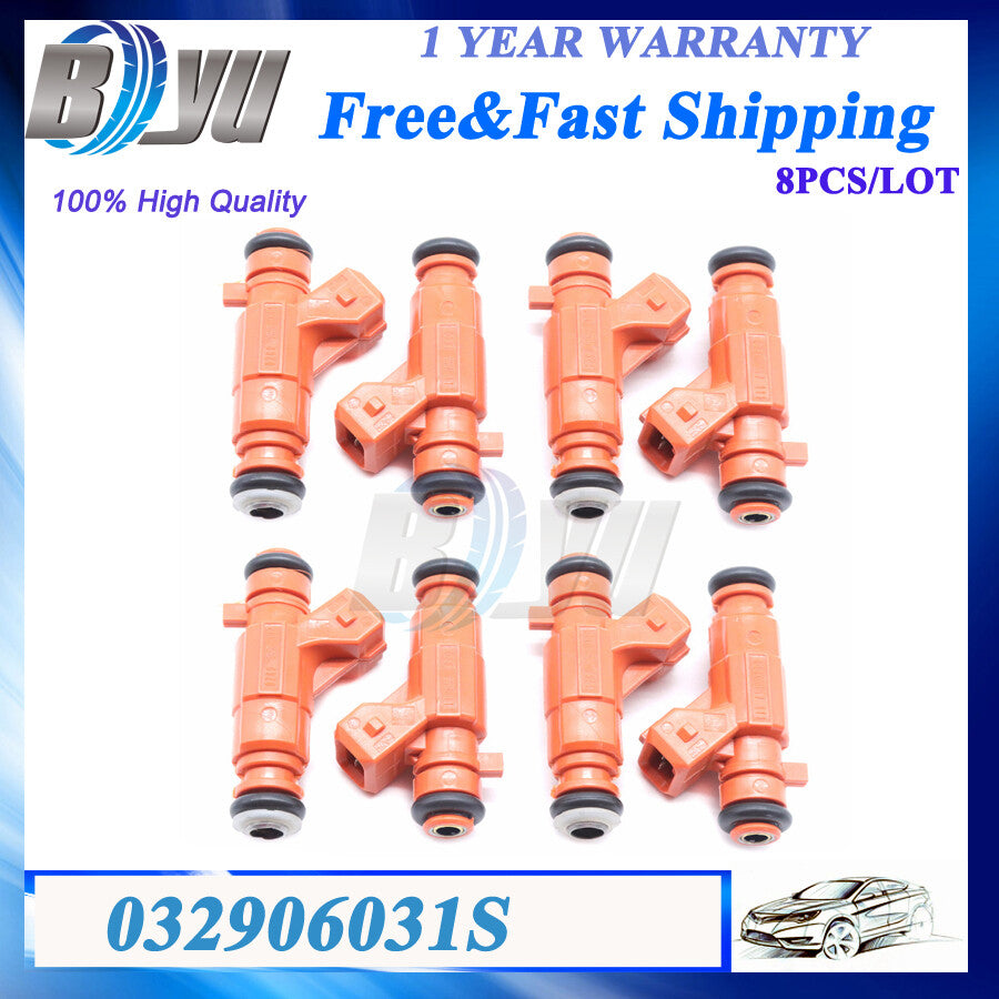 8PCS Fuel Injectors 032906031S fit for Volkswagen Gol Voyage 1.0L 8V 2007-2014