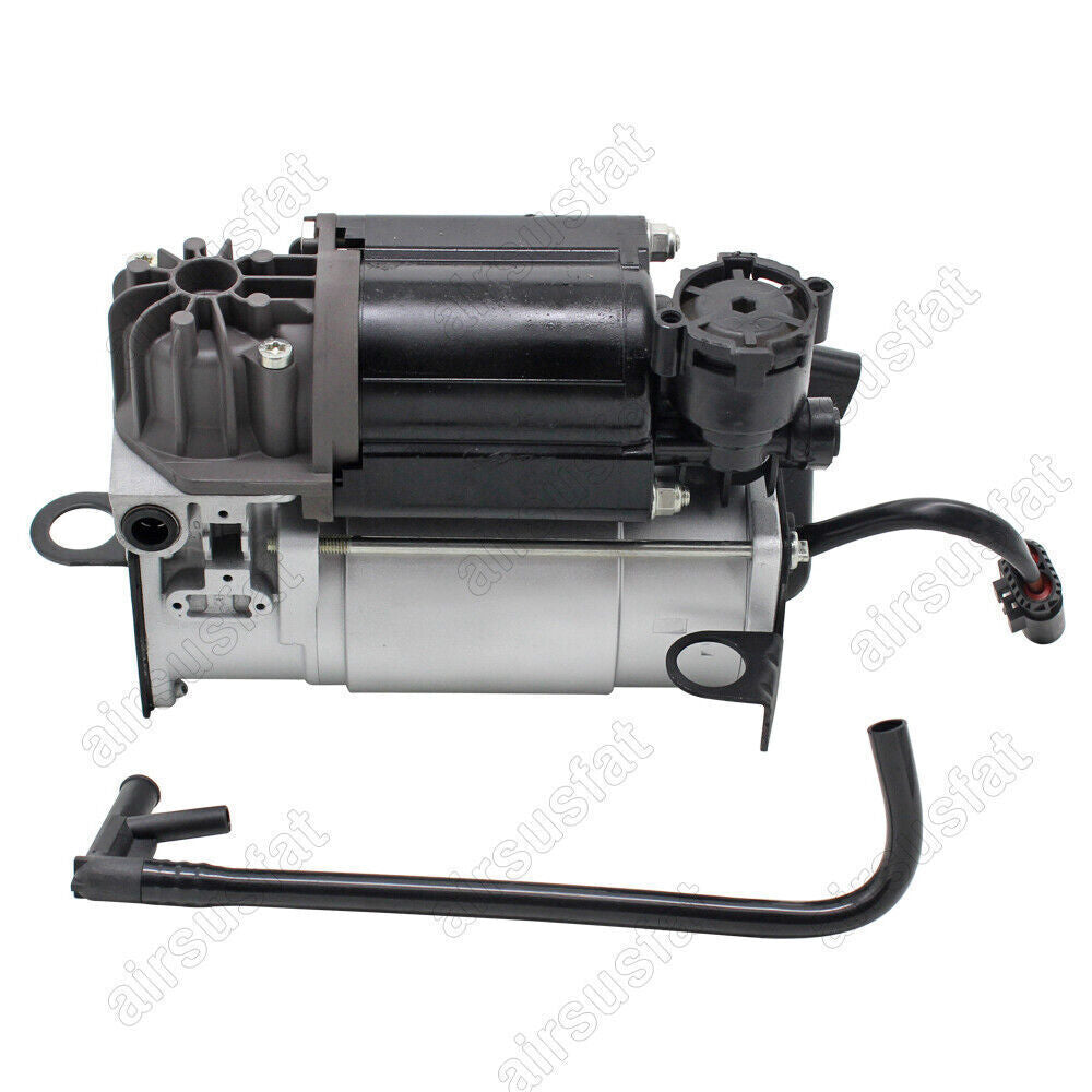 for Mercedes W220 W211 Air Compressor Pump w/Relay+Air Pipe+Solenoid Valve Block
