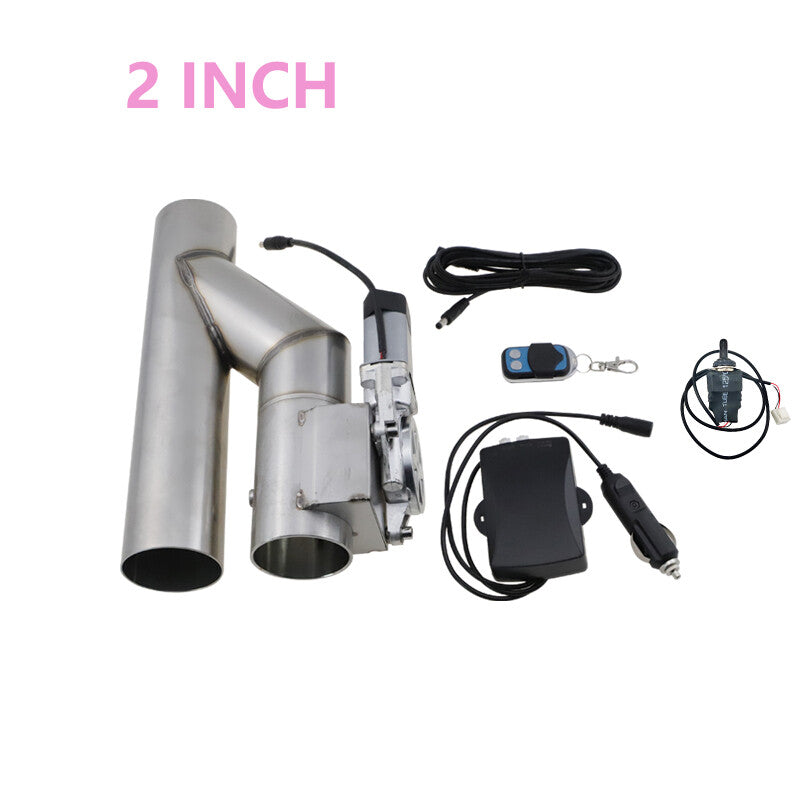 2 Electric Exhaust System Valve Single flap Motor with ManualRemote Control