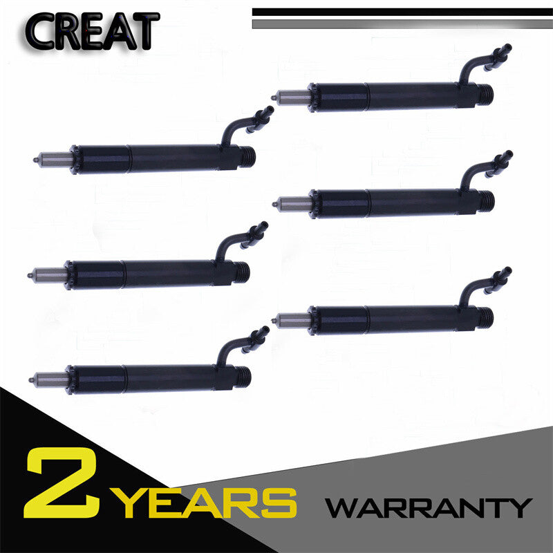 6-piece fuel injector set 675967C91, suitable for Case-IH tractors 966, 1066, 1086, 1466, 1486, 1586