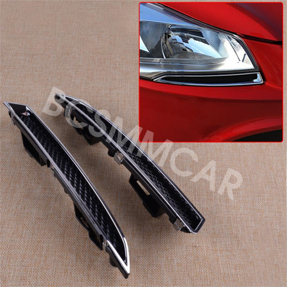 Left Right Headlight Lower Trim Moulding Fit for Ford Escape 4-Door 2013-2016
