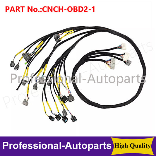 CNCHOBD21 Tucked Engine Wiring Harness Replacement for Civic Integra B16 B18 D16