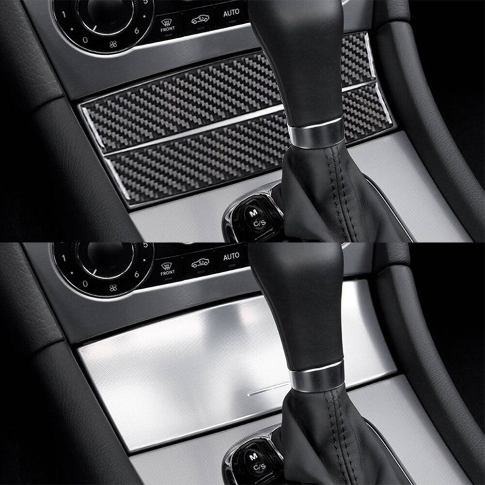 Carbon fiber interior trim is suitable for Mercedes-Benz C-Class 05-07 W203