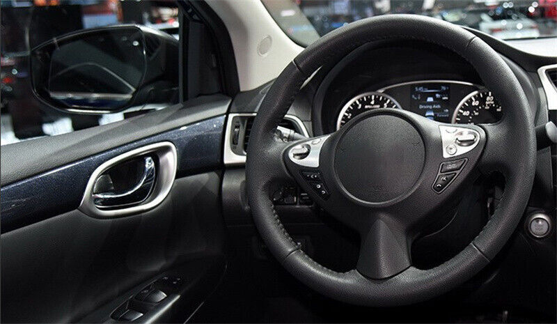 Front Left Inside Interior Door Handle Accessory Fit for Nissan Sentra 2013-2019