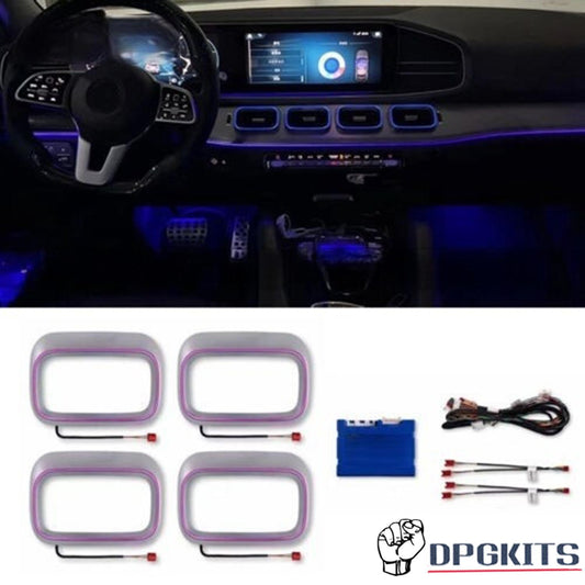 LED vent ambient lighting suitable for Mercedes-Benz GLE GLS W167 2023 GLE350 GLE450