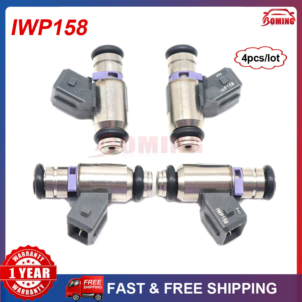 Set of 4 Fuel Injectors IWP158 for VW Pointer Polo Derby 1.8L 2005-2011 46791211