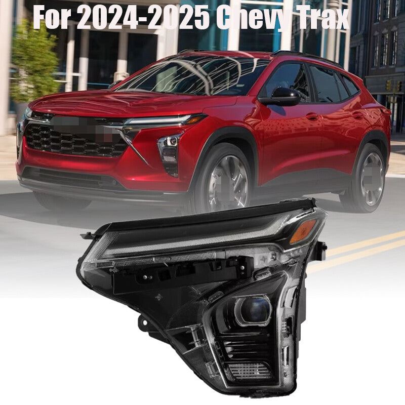 Driver Side Headlamp For 2024-2025 for Chevy Trax w/ LED DRL Projector Headlight