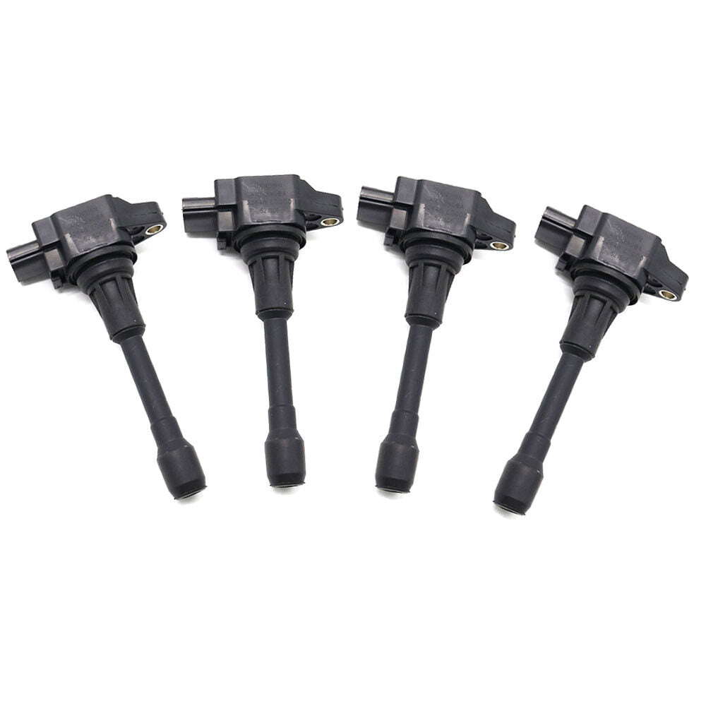 4-pack ignition coils suitable for 2008, 2009, 2010, 2012, 2013, and 2014 for Nissan Rogue 2.0L and 2.5L engines.