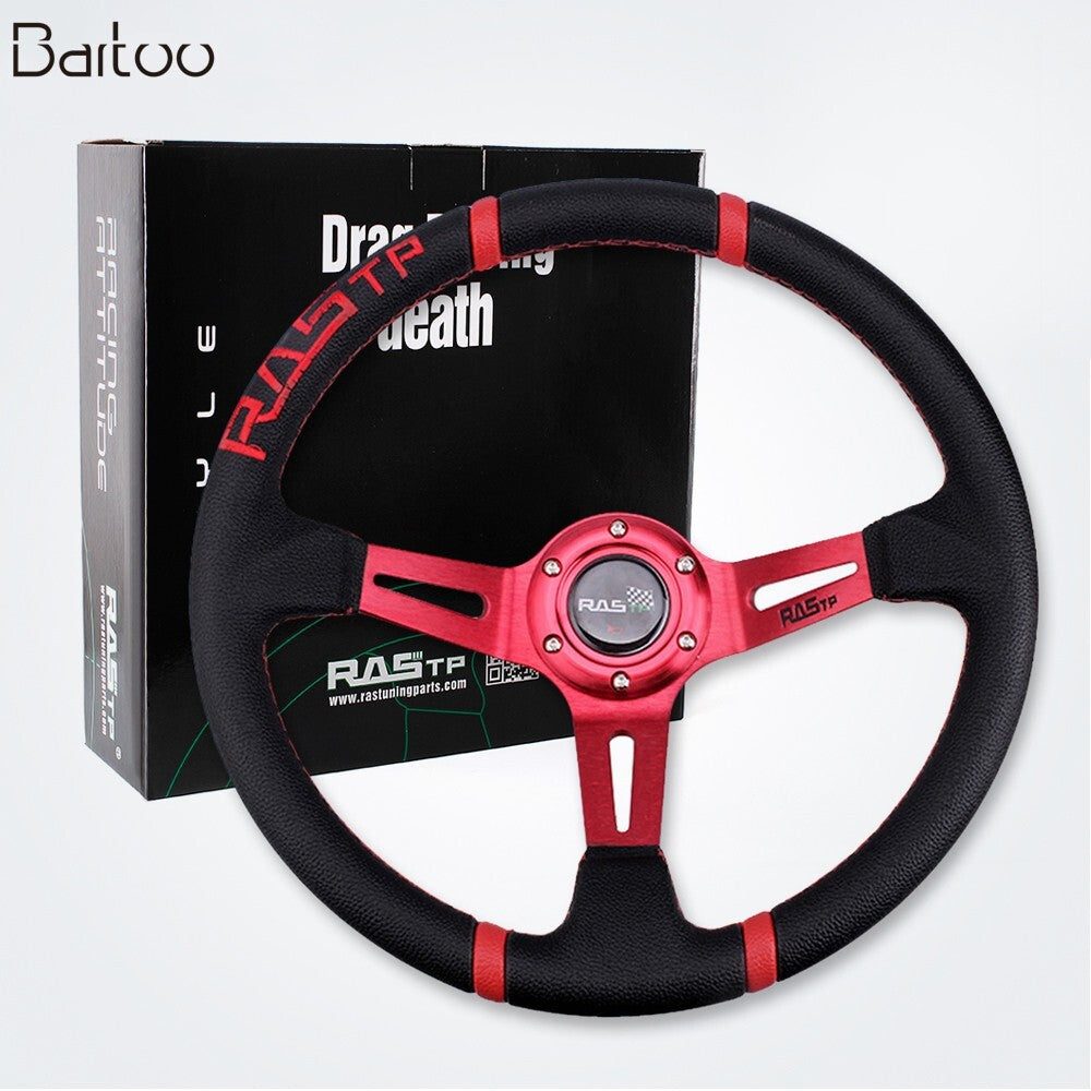 14 RASTP Deep Dish Drifting Sport Steering Wheel Aluminum Racing
