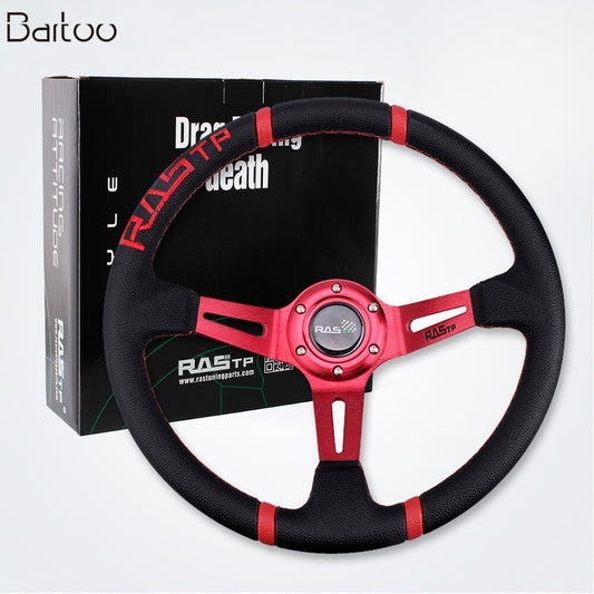14 RASTP Deep Dish Drifting Sport Steering Wheel Aluminum Racing