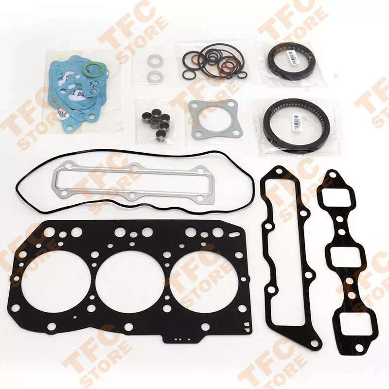 New Full Gasket Set Kit For Yanmar 3TNC80 Engine With Cylinder Head Gasket