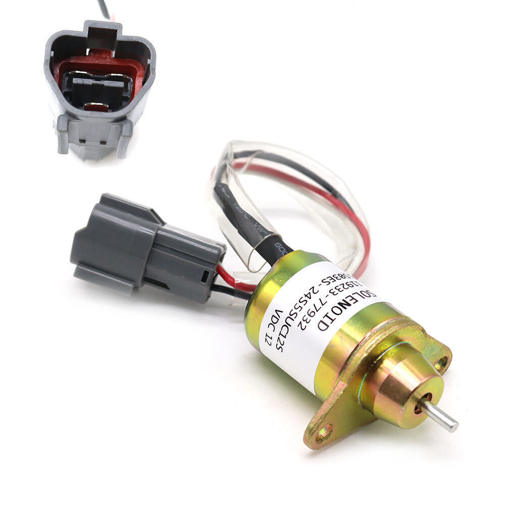 Fuel Shutdown CutOff Solenoid for Yanmar 119233-77932 Woodward 1503ES-12S5SUC12S