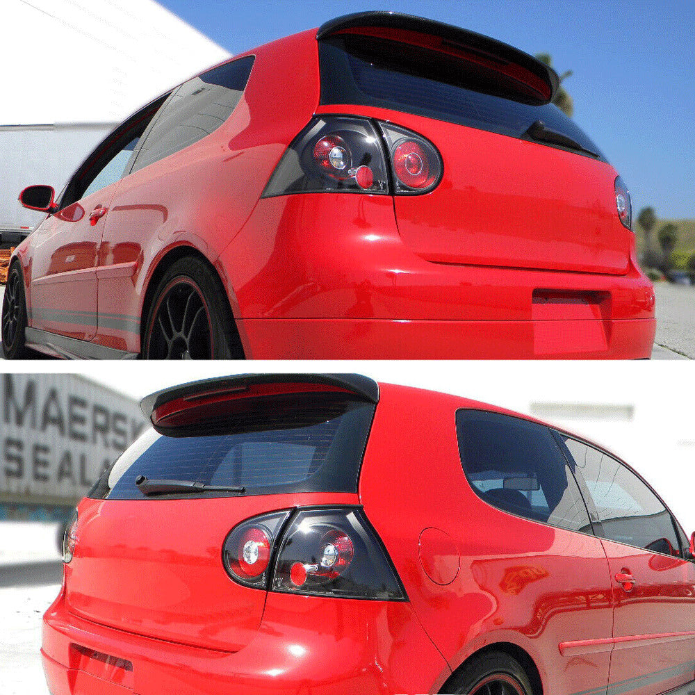 REAL CARBON Rear Trunk Spoiler Wing Fit for VW for Golf 5 MK5 R32/GTI 2005-2007