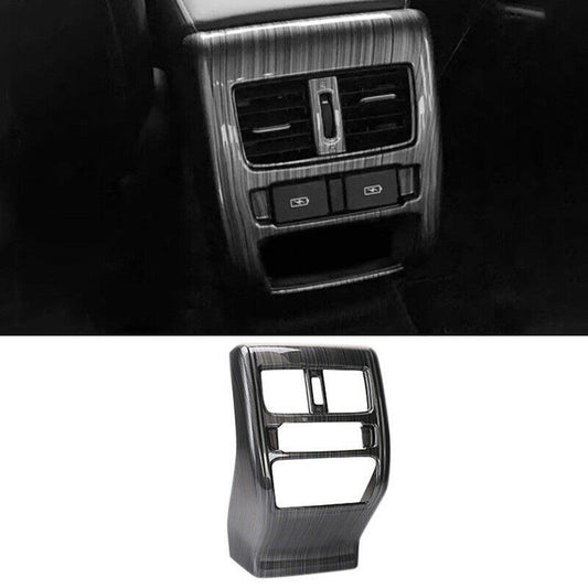 for Honda Accord 2018-2022 Rear Air Outlet Vent Panel Cover Trim Stainless Black
