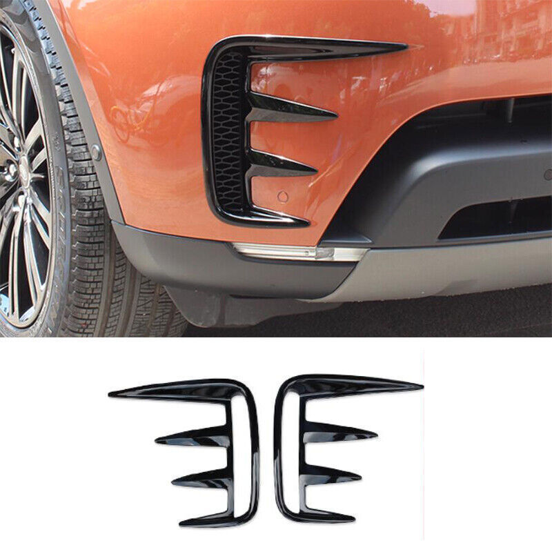 for Land Rover Discovery 5 L462 2017-19 Black Front Grille Grill Air Vent Covers