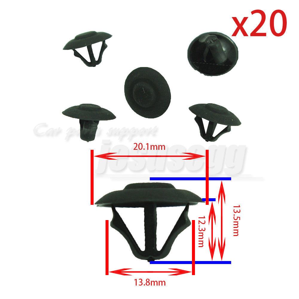 20pcs for Mercedes W203 W204 W207 W209 W211 Hood InsulationTrim Retaining Clips