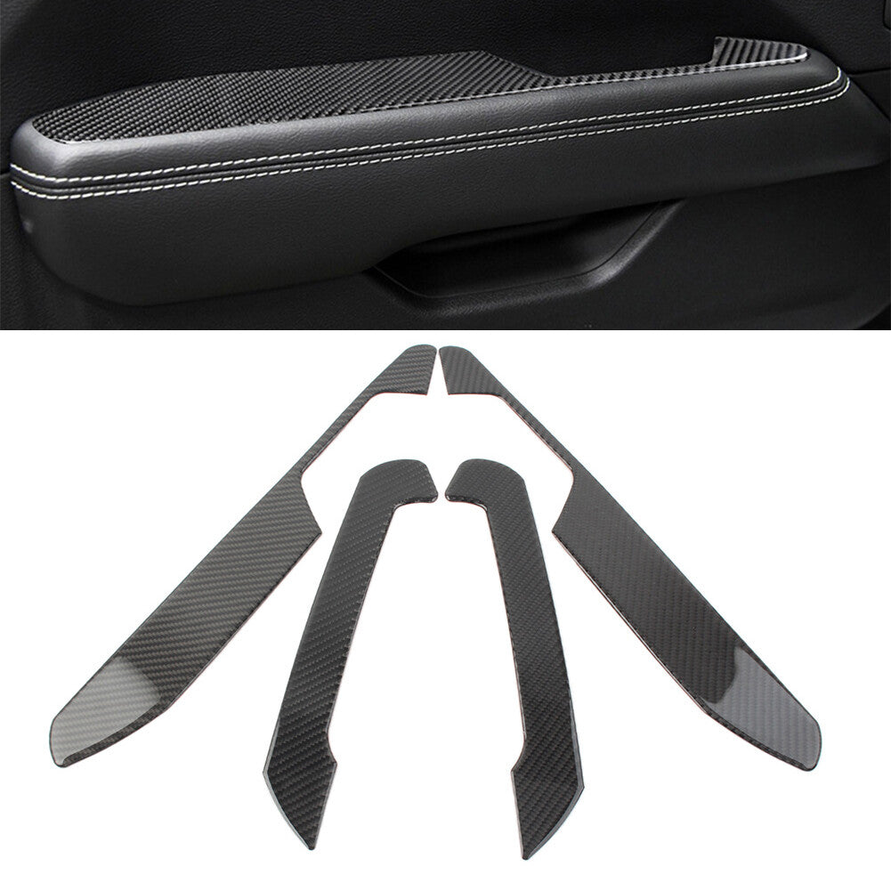 4 Pcs Interior Door Armrest Panel Cover Trim for Jeep for Wrangler JL 2018-2022