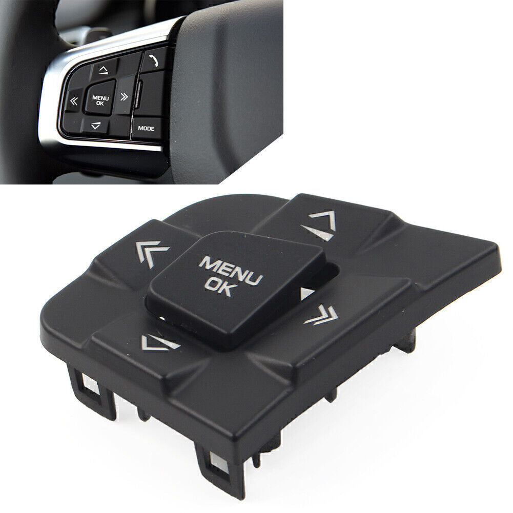 Steering Wheel Switch Button Cover Fit for Land Rover Discovery Sport 2015-2019 L