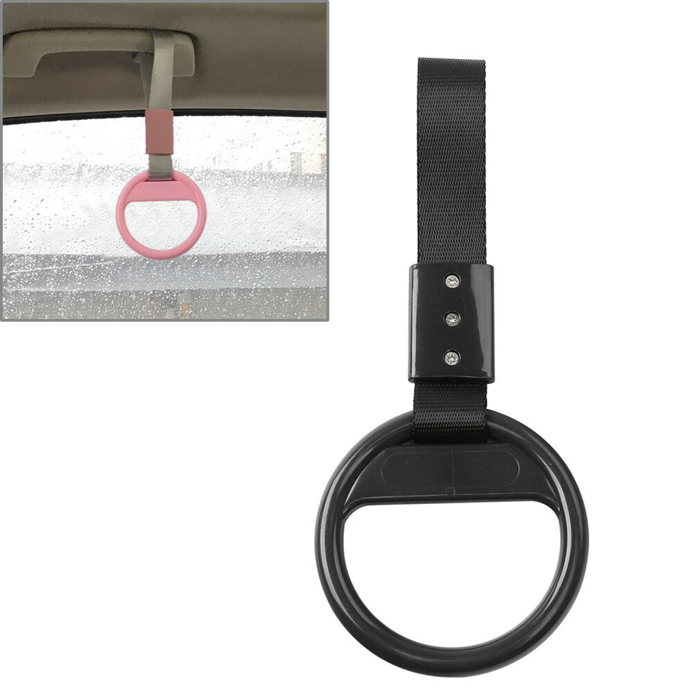 JDM Train Bus Handle Hand Strap Car Interior Styling Drift Charm Straps Black