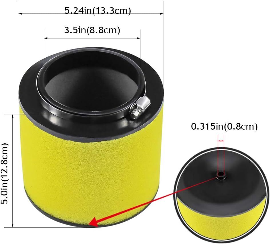Air Filter Element for Honda TRX420 TRX500 TRX520 TRX650 Cleaner  17254-HN1-000