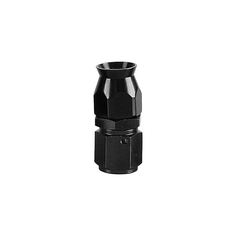 6AN PTFE Hose End Fitting Adapter AN6 Straight for PTFE Hose Line Only Black