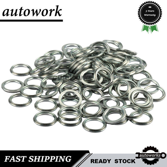 100x 35178-30010 Car Transmission Drain Plug Gasket for Toyota for Lexus 1984-2018