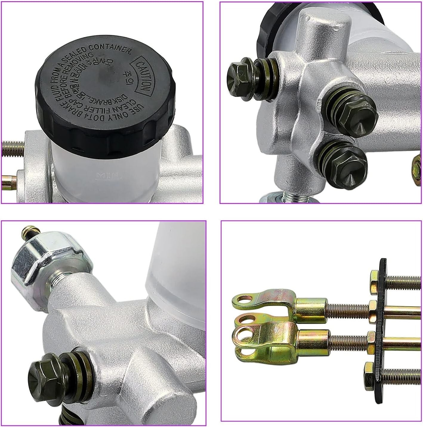 Hydraulic Brake Master Cylinder for 90cc 110cc 125cc 150cc 250cc Go Kart Buggy