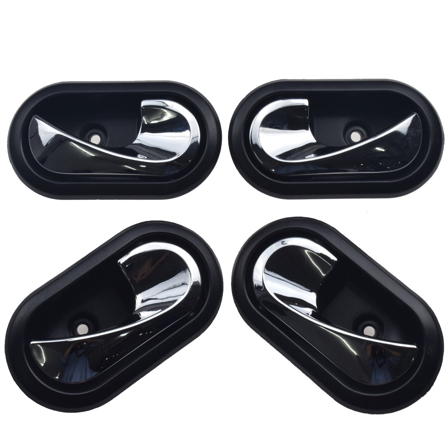 4PCS Interior Door Handles Front Rear LH RH For 2012-2016 for Renault Logan Duster