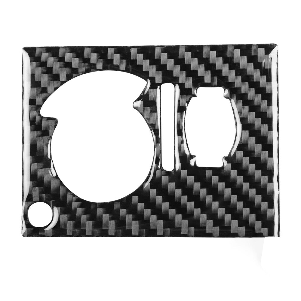 Carbon Fiber Headlight Switch Cover Trim for Dodge for Challenger 2008-2014 Type A